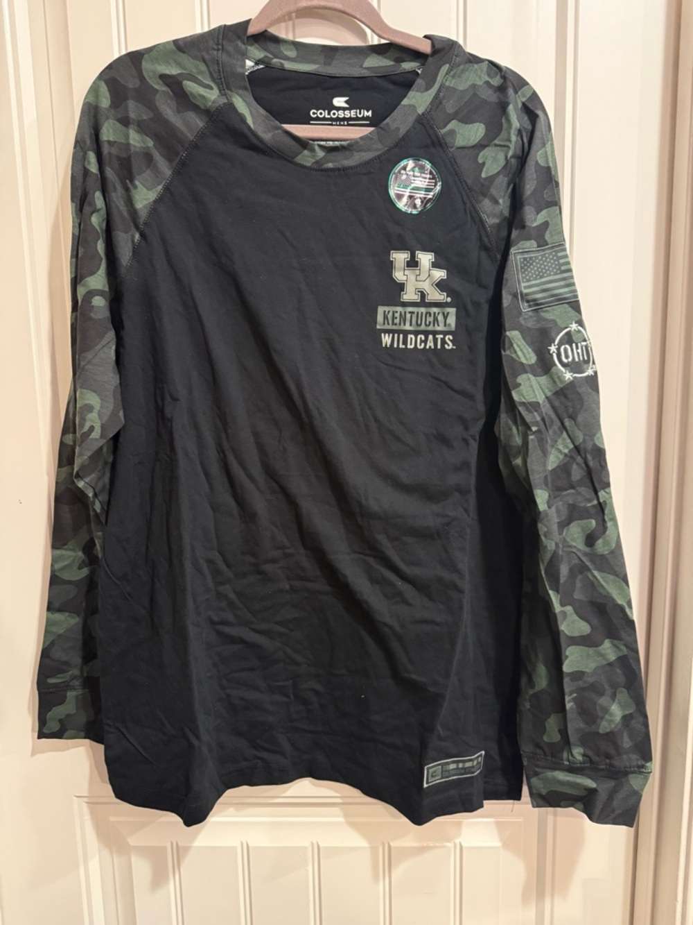 Colosseum Kentucky Wildcats Long Sleeve Shirt Operation Hat Trick